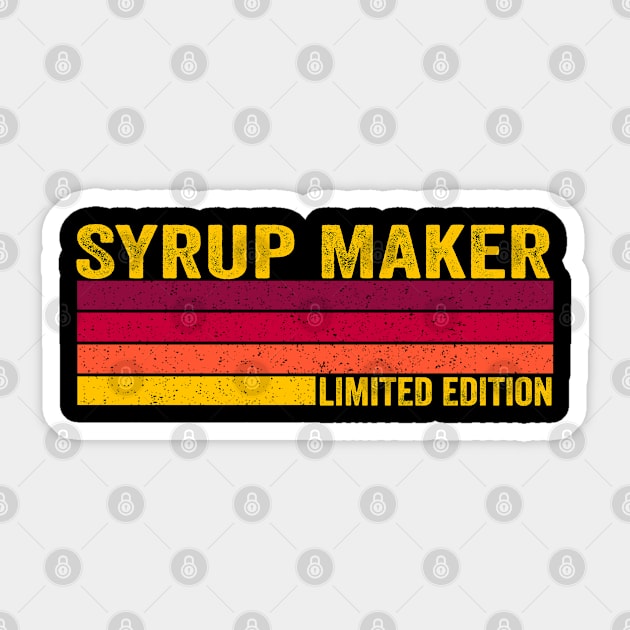 Syrup Maker Sticker by ChadPill